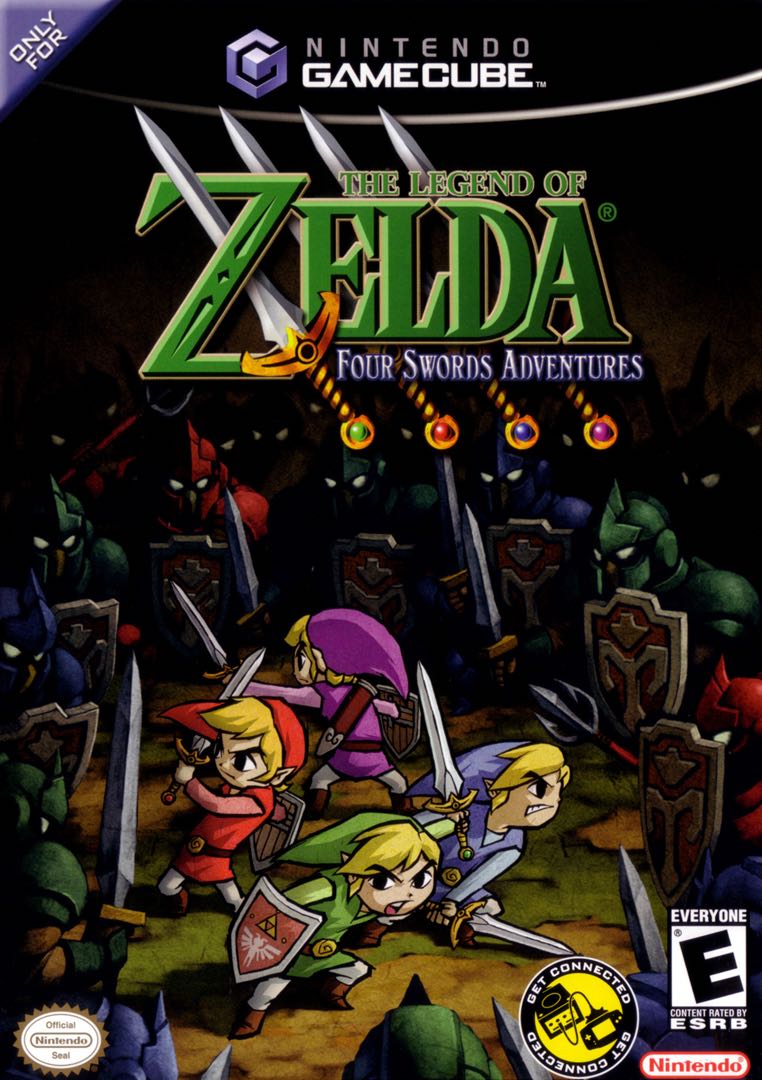 The Legend of Zelda - Four Swords Adventures box art